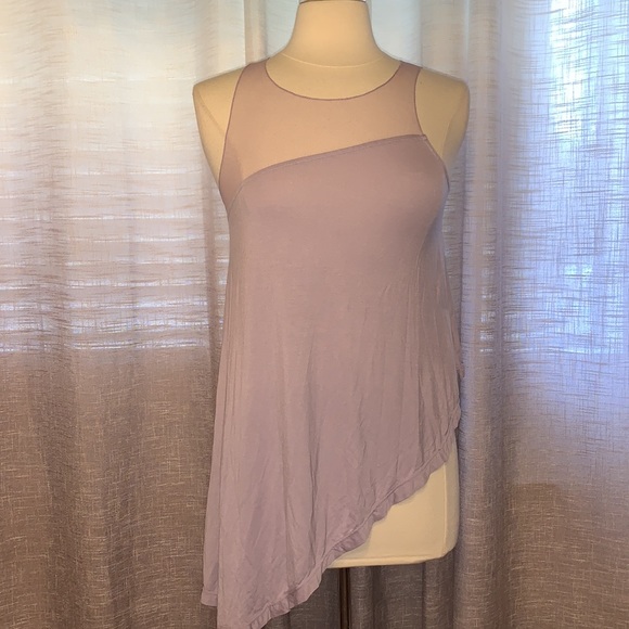 Free people purple asymmetrical tank size XS - Picture 2 of 8